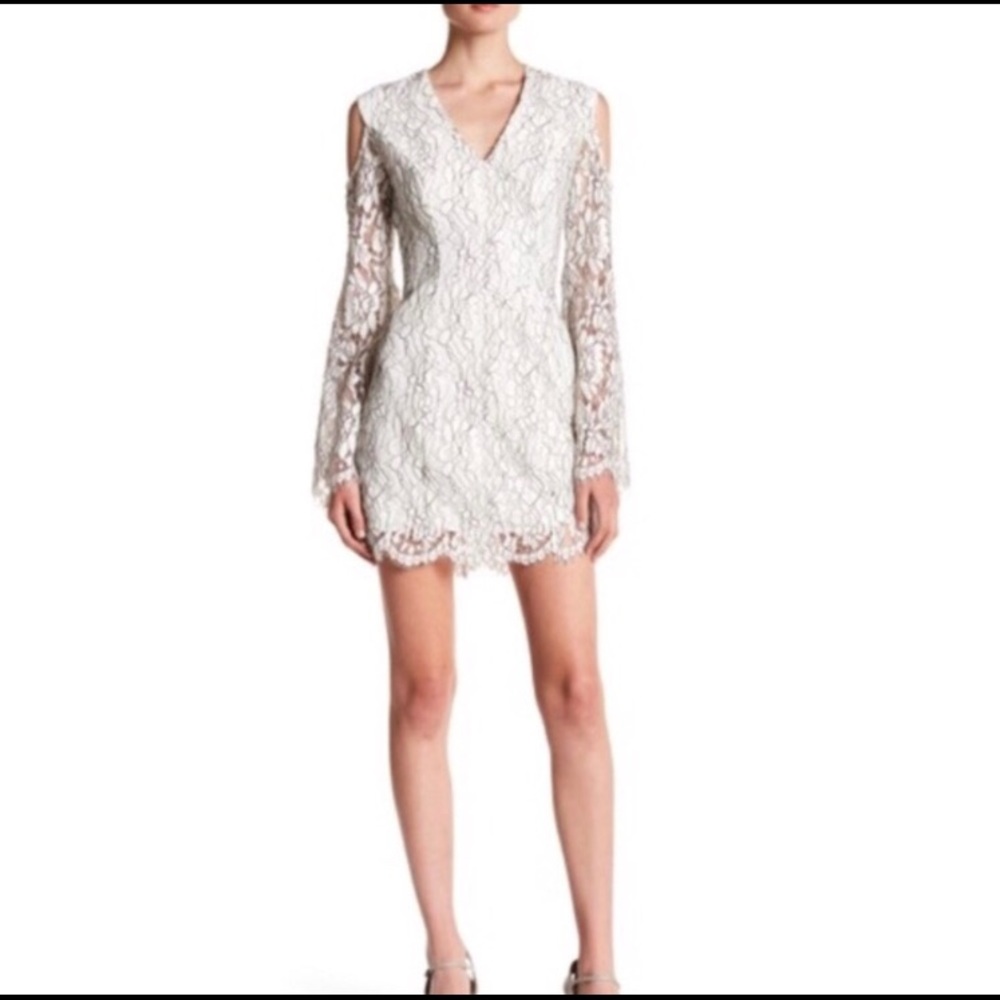 NWT Keepsake the Label Porcelain Lace Dress L